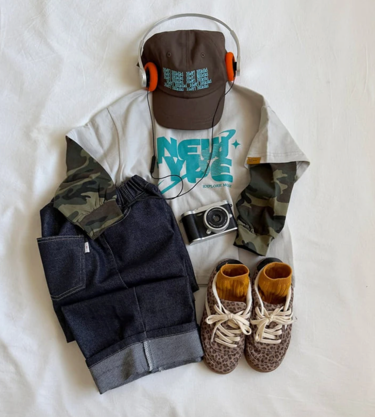 Camo Double Tee